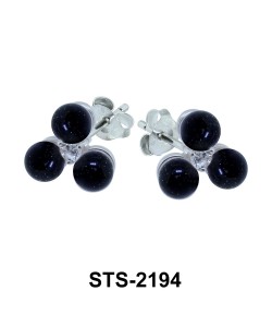 Blue Sand Stud Earrings STS-2194