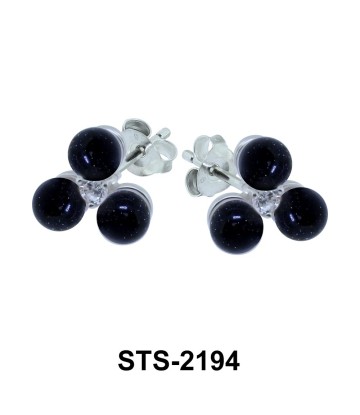 Blue Sand Stud Earrings STS-2194