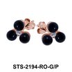 Blue Sand Stud Earrings STS-2194