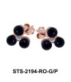 Blue Sand Stud Earrings STS-2194