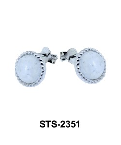Moonstone Stud Earrings STS-2351