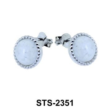 Moonstone Stud Earrings STS-2351