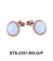 Moonstone Stud Earrings STS-2351