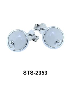 Moonstone Stud Earrings STS-2353