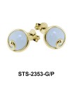 Moonstone Stud Earrings STS-2353