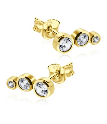 Gold Plated Silver Stud Earring STS-2397-GP