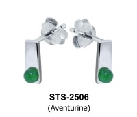 Aventurine Stud Earrings STS-2506