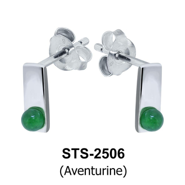 Aventurine Stud Earrings STS-2506
