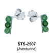 Rose Quartz Stud Earrings STS-2507