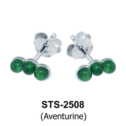 Aventurine Stud Earrings STS-2508