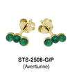 Aventurine Stud Earrings STS-2508