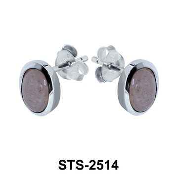 Moonstone Stud Earrings STS-2514