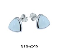 Aquamarine Stud Earrings STS-2515