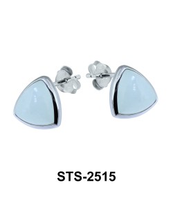 Aquamarine Stud Earrings STS-2515