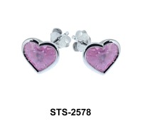 Heart Shaped Stud Earring STS-2578