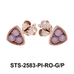 Pink Quartz Stud Earring STS-2583-PI