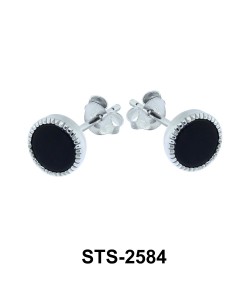 Black Agate Earring STS-2584