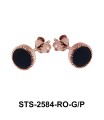 Black Agate Earring STS-2584