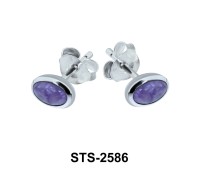 Charoite Stud Earring STS-2586