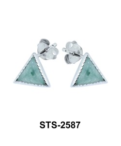 Aventurine Stud Earring STS-2587