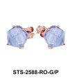 Fluorescent Stone Stud Earring STS-2588