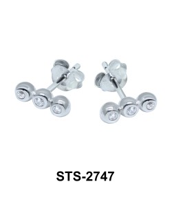 CZ Stones Stud Earring STS-2747