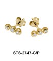 CZ Stones Stud Earring STS-2747