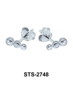 CZ Stones Stud Earring STS-2748