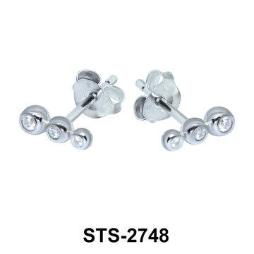 CZ Stones Stud Earring STS-2748