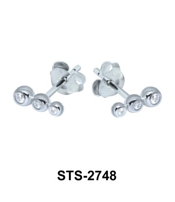 CZ Stones Stud Earring STS-2748