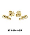 CZ Stones Stud Earring STS-2748