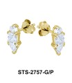 CZ Stones Stud Earring STS-2757