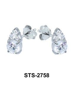 CZ Stones Stud Earring STS-2758