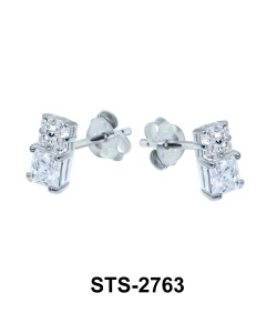 CZ Stones Stud Earring STS-2763