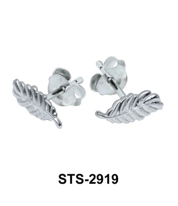 Leaf Shaped Stud Earring STS-2919