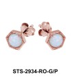 Opal Stud Earring STS-2934