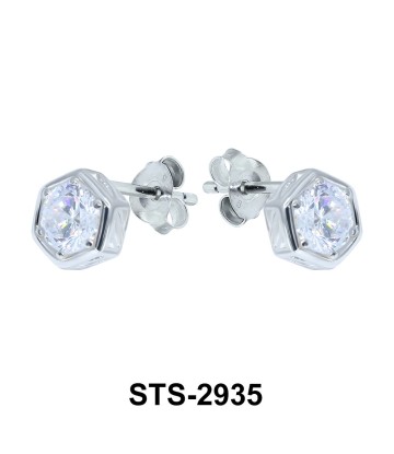 CZ Stone Stud Earring STS-2935