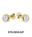 CZ Stone Stud Earring STS-2935