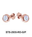 CZ Stone Stud Earring STS-2935