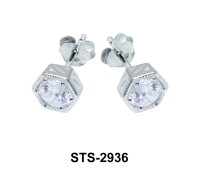 CZ Stone Stud Earring STS-2936