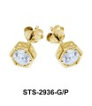 CZ Stone Stud Earring STS-2936