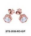 CZ Stone Stud Earring STS-2936