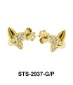 CZ Stones Stud Earring STS-2937