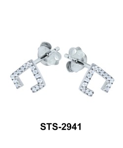 CZ Stones Stud Earring STS-2941