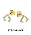 CZ Stones Stud Earring STS-2941