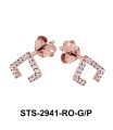 CZ Stones Stud Earring STS-2941