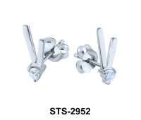 CZ Stone Stud Earring STS-2952