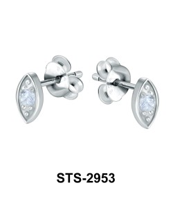 CZ Stone Stud Earring STS-2953