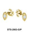 CZ Stone Stud Earring STS-2953