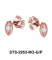 CZ Stone Stud Earring STS-2953